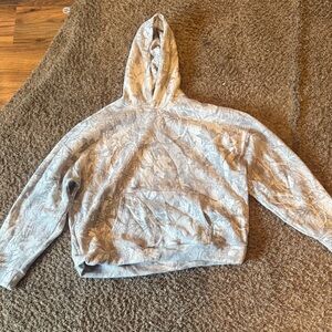 Gray camo Mens Hoodie